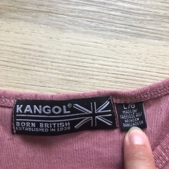 Kangol Pink Mauve Short Sleeve Women's Tee - Picture 4 of 8